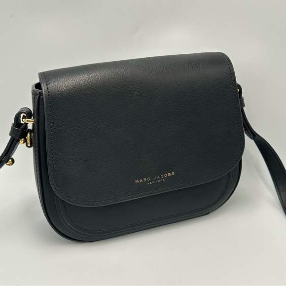 Authentic Marc Jacobs New York Mini Rider Flap Crossbody Bag Black M0014109 - Picture 15 of 15